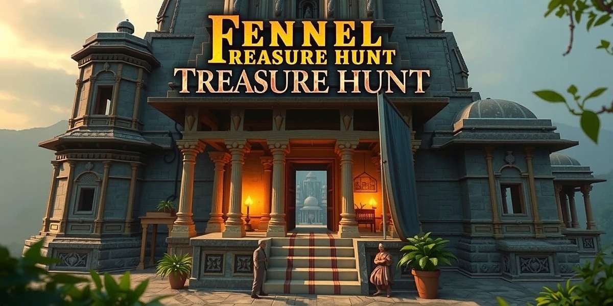 Fennel Treasure Hunt Gameplay Screenshot Fennel Treasure Hunt gameplay showing puzzle solving in an ancient Indian temple